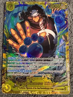2025 ONE PIECE OP12 LEGACY OF THE MASTER #119 BARTHOLOMEW KUMA OP12-119 NM - Image 1