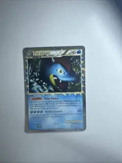 Pokemon TCG Feraligatr Prime Holo Rare Card HGSS07 - Image 1