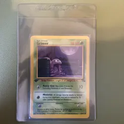 Pokemon TCG - Grimer 48/62 1st Edition - Uncommon Card 1999 - Fossil (NM) - Image 3