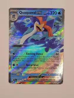 Quaquaval ex - 052/193 - Pokemon Paldea Evolved Ultra Rare Card NM - Image 1