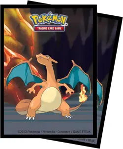 Pokemon Ultra Pro TCG Card Sleeves 65ct Charizard Scorching Summit - Image 1