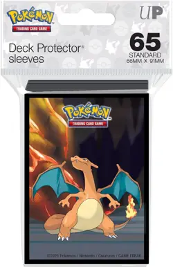Pokemon Ultra Pro TCG Card Sleeves 65ct Charizard Scorching Summit - Image 2