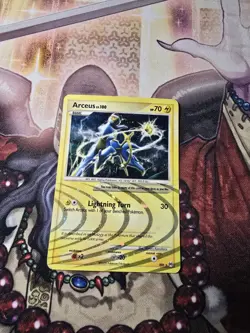 Pokemon TCG Arceus LV. 100 AR6 Holo Card Platinum Rare MP - Image 1