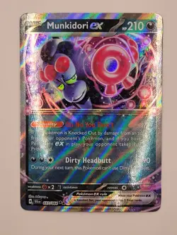 Munkidori EX 037/064 - Shrouded Fable, Scarlet & Violet Pokemon Card TCG NM - Image 1
