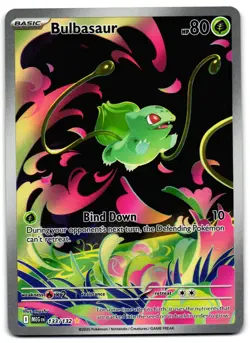 Bulbasaur 133/132 - Mega Evolution Illustration Rare Pokemon TCG - NM Card - Image 1