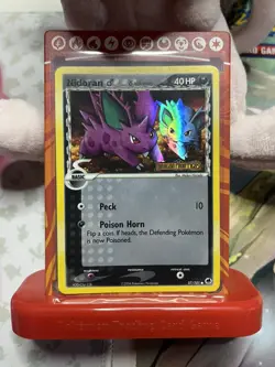 Nidoran M 57/101 (Delta Species) Dragon Frontiers Reverse Holo MP Pokemon Card - Image 1