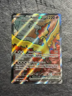 Pokemon TCG - Team Rockets Moltres EX 208/182 - Ultra Rare Destined Rivals Card - Image 1