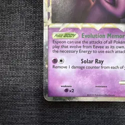 ESPEON PRIME 81/90 Ultra Rare Holo HGSS Undaunted Pokemon Card - NEW - Image 4
