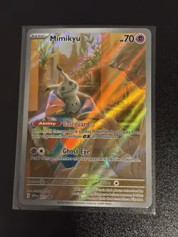 Mimikyu SVP 075 Promo Pokemon Card Paldean Fates Near Mint - Image 1