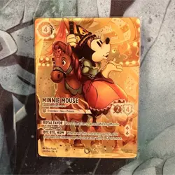 Disney Lorcana TCG Minnie Mouse IConic Sweetheart Princess Foil Card 241/204 - Image 1