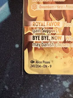 Disney Lorcana TCG Minnie Mouse IConic Sweetheart Princess Foil Card 241/204 - Image 3