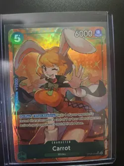 OP08-023 Carrot Two Legends One Piece Super Rare Foil Card CCG Alt Art English - Image 1