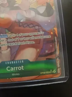 OP08-023 Carrot Two Legends One Piece Super Rare Foil Card CCG Alt Art English - Image 4