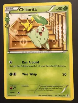 Pokemon TCG Chikorita Generations RC1/RC32 Mint Pack Fresh Card Rare - Image 1