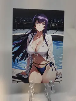 Saeko Busujimai High School Of The Dead Anime Waifu Card - Image 2