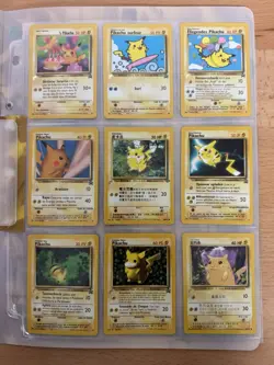 COMPLETE Pokemon 9-Card WORLD COLLECTION Promo PIKACHU - Image 4