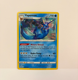 Vaporeon - SWSH072 - SWSH: Sword & Shield Promo Cards Holo Pokemon TCG - Image 1