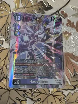 Digimon Card Game BT24-079 SR Hadesmon Time Stranger - Image 1