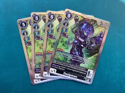 Dezipmon BT24-056 Playset Time Stranger Digimon Card Game x4 - Image 1