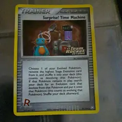 Pokemon Card Surprise Time Machine 91/109 Reverse Holo Team Rocket Returns 2004 - Image 1