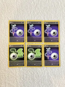 Energy 81/82 82/82 Lot Of 6 Team Rocket Regular 1st EDITION Pokemon Cards 2000 - Image 1