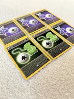 Energy 81/82 82/82 Lot Of 6 Team Rocket Regular 1st EDITION Pokemon Cards 2000 - Image 3