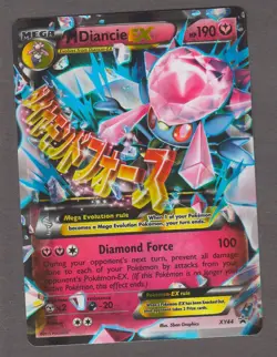 M Diancie EX XY44 Black Star Promo - Pokemon Card XY 2015 LP - Image 1
