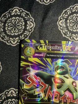 Pokemon TCG M Tyranitar EX Full Art Ultra Rare Holo Card Ancient Origins 92/98 - Image 2