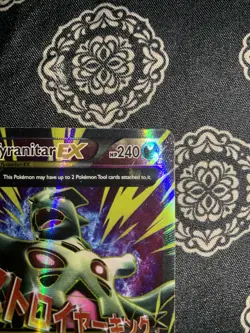 Pokemon TCG M Tyranitar EX Full Art Ultra Rare Holo Card Ancient Origins 92/98 - Image 3