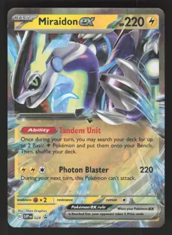 Miraidon ex 028 Pokemon TCG SV: Scarlet & Violet Promo Cards NM - Image 1