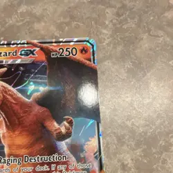 Pokemon Charizard GX SM195 Promo Full Art Holo Dragon Card JUMBO CARD - Image 3