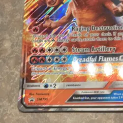 Pokemon Charizard GX SM195 Promo Full Art Holo Dragon Card JUMBO CARD - Image 4