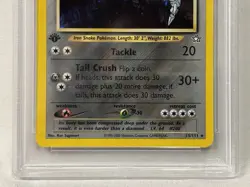 Pokemon TCG Steelix Neo Genesis Holo SWIRL 🌀 Rare Card 15/111 2000 PSA 8 - Image 3