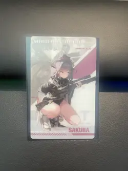 Goddess of Victory NIKKE SAKURA Gun Girl Metal Card Collection Japan - Image 1