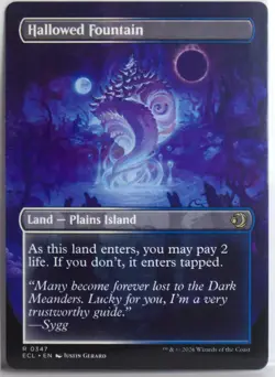 Hallowed Fountain [New, Near Mint] Borderless Art {Lorwyn Eclipsed} - Image 2