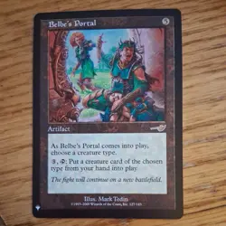 Belbe's Portal, Mystery Booster, Near Mint, Magic the Gathering MTG The list - Image 1