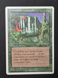 MTG Concordant Crossroads - Chronicles Regular Lightly Played - Image 1