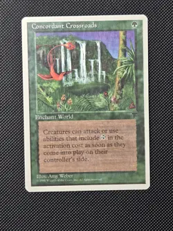 MTG Concordant Crossroads - Chronicles Regular Lightly Played - Image 2