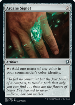 Near Mint x 1 Arcane Signet - Foil Commander Legends: Battle for Baldur's Gate - Image 1
