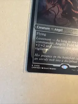 MTG Angelic Field Marshal CMM 0456 R NM Foil Etched - Image 3