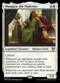 Mangara, the Diplomat - Foil - Commander Masters #0042 MTG Magic The Gathering - Image 1
