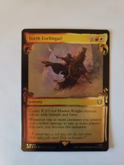 MTG Commander: Lord Of The Rings - Forth Eorlingas! Showcase Foil NM - Image 1