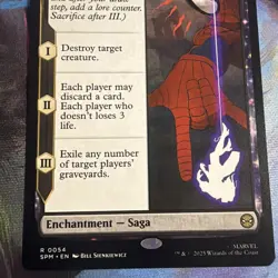 1x The Death of Gwen Stacy MTG Marvel's Spider-Man NM Magic Regular - Image 3