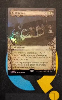 Kinbinding Foil Showcase Rare ECL 299 Lorwyn Eclipsed MTG - Image 1