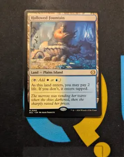 Hallowed Fountain Rare ECL 265 Lorwyn Eclipsed MTG - Image 1
