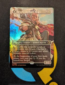 Brigid, Clachan's Heart Foil Borderless Rare ECL 285 Lorwyn Eclipsed MTG - Image 1