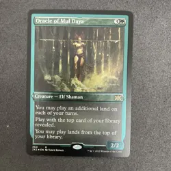 MTG Double Masters 2022 2x2 Oracle of Mul Daya (Foil Etched) 464 NM/M - Image 1