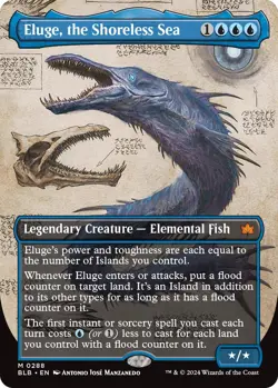 MTG Eluge, the Shoreless Sea (Borderless) - 288 / English / Lightly Played - Image 1