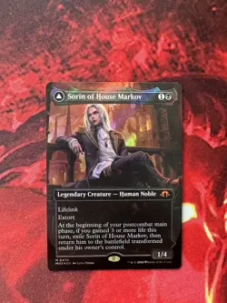 Sorin Of House Markov Borderless Textured Foil NM MTG - Image 1