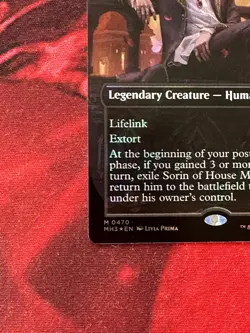 Sorin Of House Markov Borderless Textured Foil NM MTG - Image 5